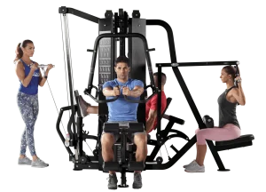 HOIST® Fitness H-4400-MB 4-Stack Multi-Gym